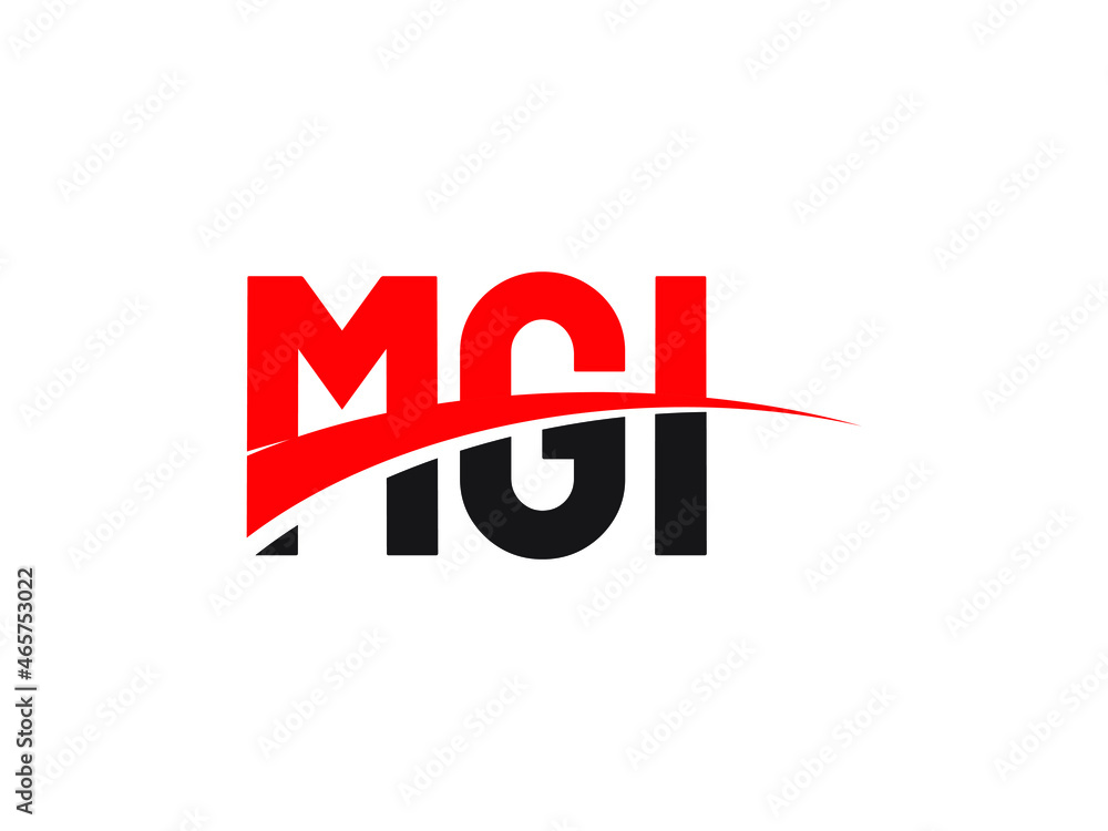 MGI Letter Initial Logo Design Vector Illustration MGI Letter Initial Logo Design Vector Illustration