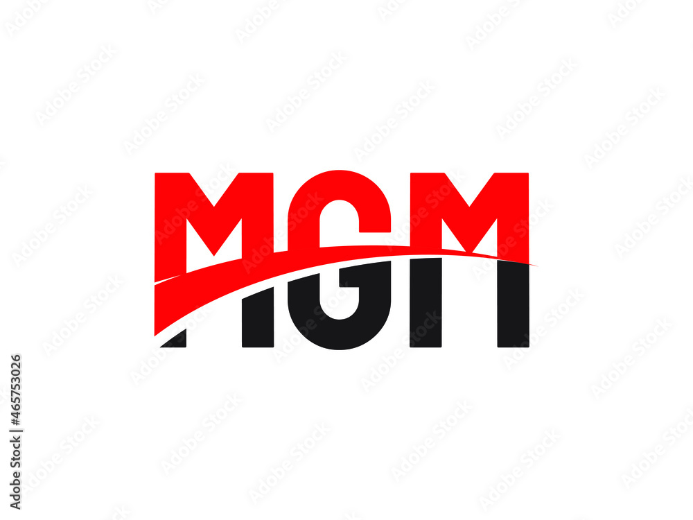 MGM Letter Initial Logo Design Vector Illustration MGM Letter Initial Logo Design Vector Illustration