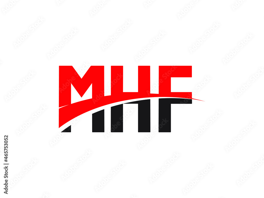 MHF Letter Initial Logo Design Vector Illustration MHF Letter Initial Logo Design Vector Illustration