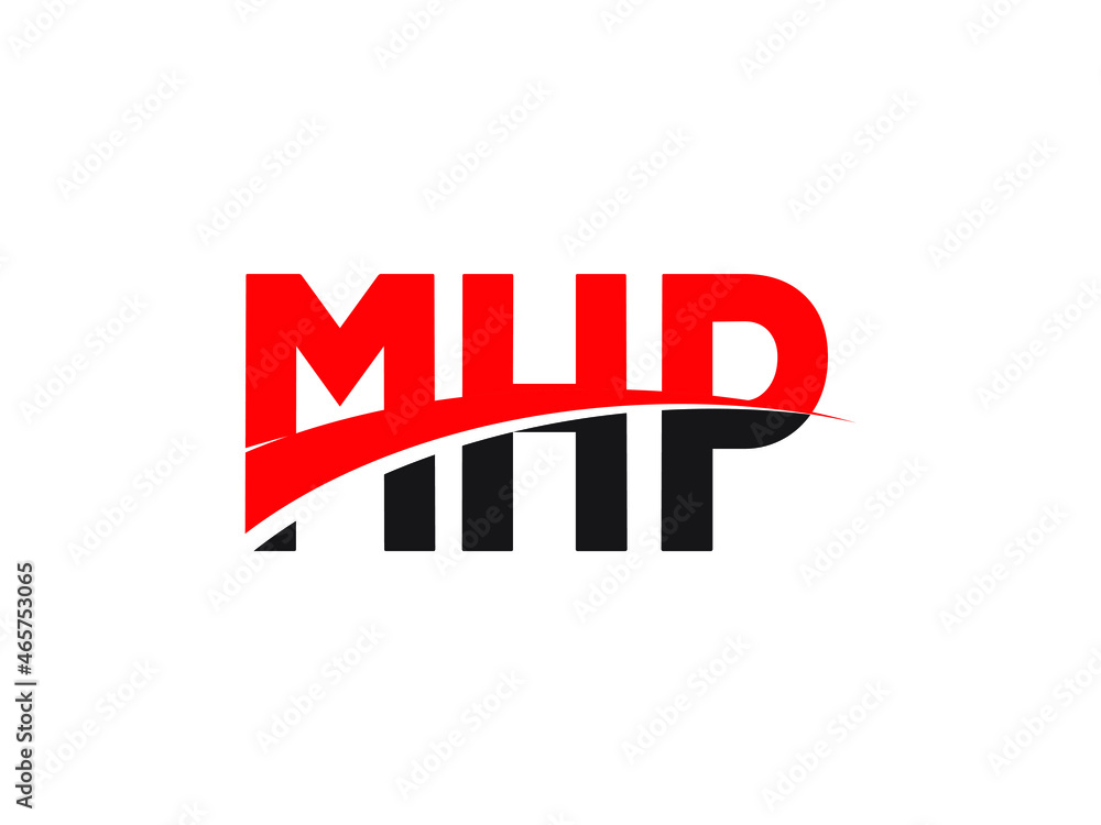 Obraz premium MHP Letter Initial Logo Design Vector Illustration