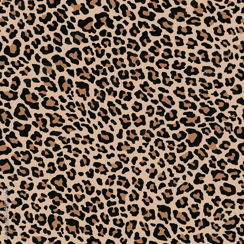 seamless leopard color. seamless leopard print for print or clothing