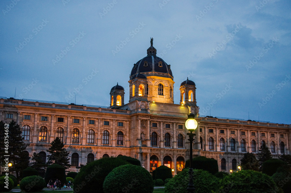 Austria Vienna Night Building View