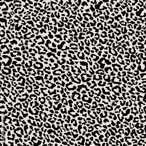 white leopard spots on clothing or print. vector seamless pattern