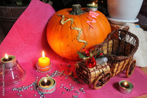 halloween still life