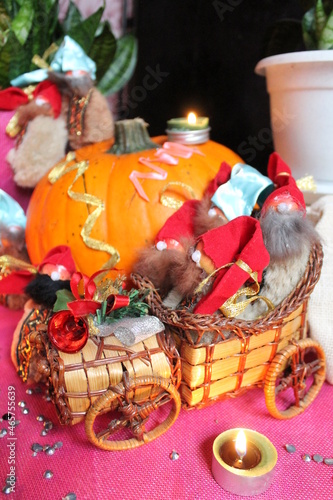 christmas table setting