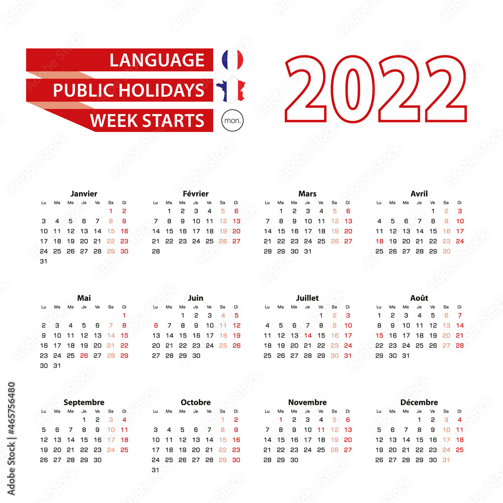 CALENDRIER 2022 EN FRAN AIS visual data 7