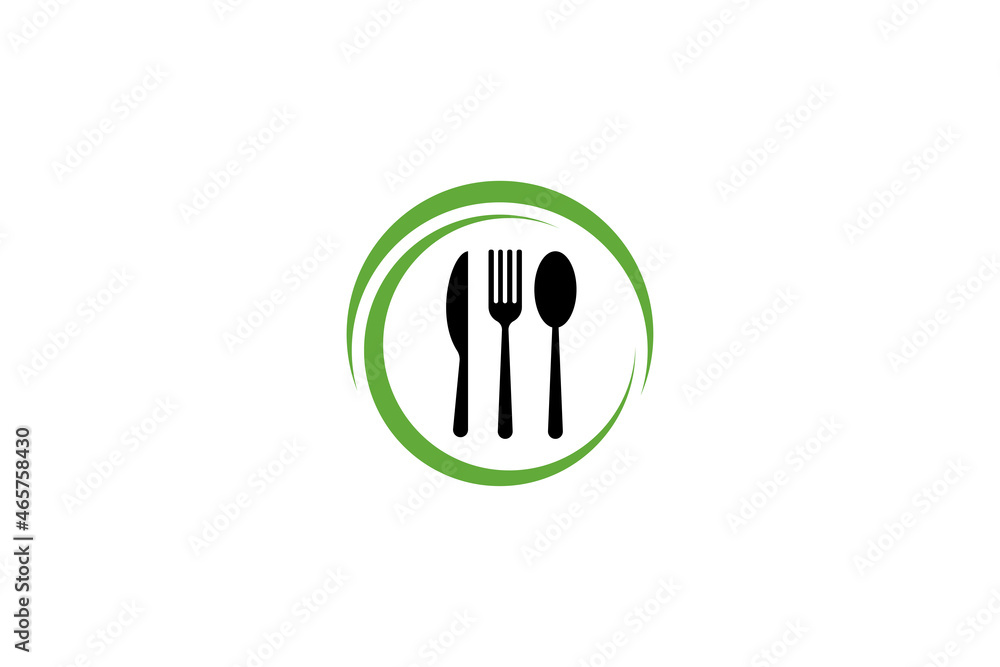Food logo template design vector , icon illustration Food logo template design vector , icon illustration