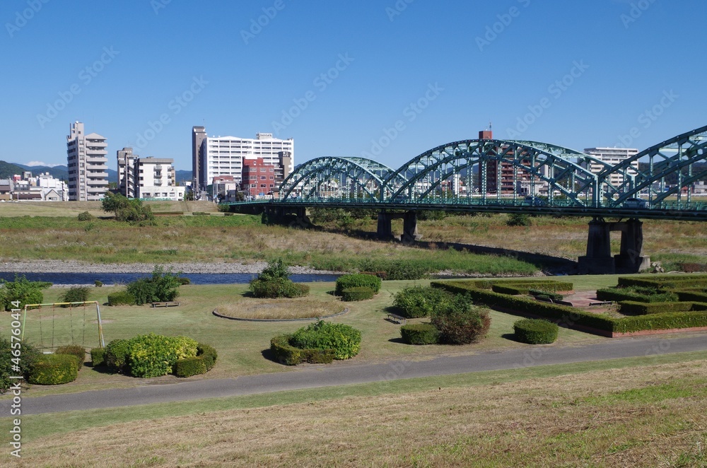 Fototapeta premium 足利市内の橋
