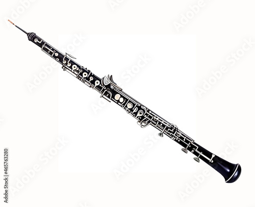 Oboe woodwind musical instrument