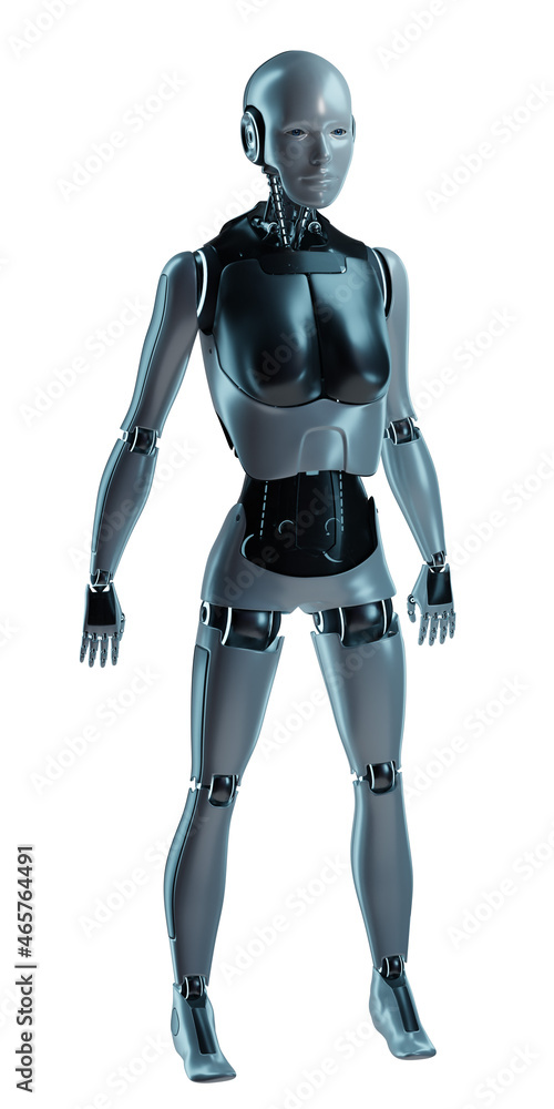 Robot and cyborg development for future. 3d render Robot and cyborg development for future. 3d render