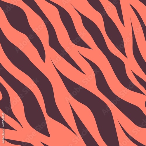 tiger stripes. seamless print for clothing or print. tiger wind print