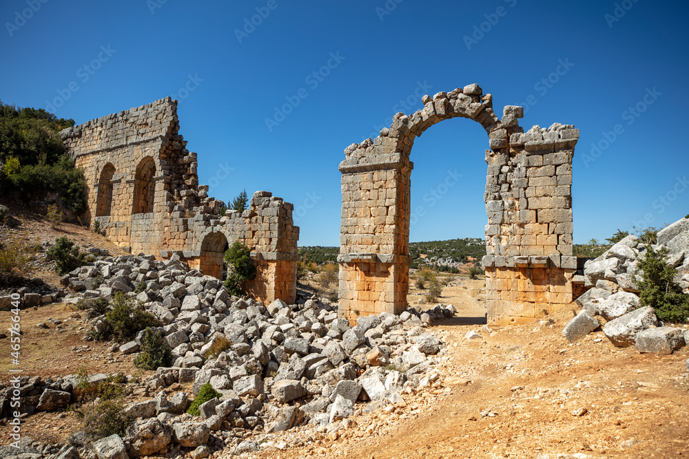 Ancient aqueduct - Olba kingdom, The Olba kingdom was a small state established between the Taurus Mountains and the Mediterranean coast in Stony Cilicia.