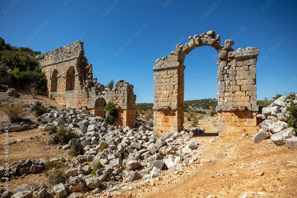 Ancient aqueduct - Olba kingdom, The Olba kingdom was a small state established between the Taurus Mountains and the Mediterranean coast in Stony Cilicia.