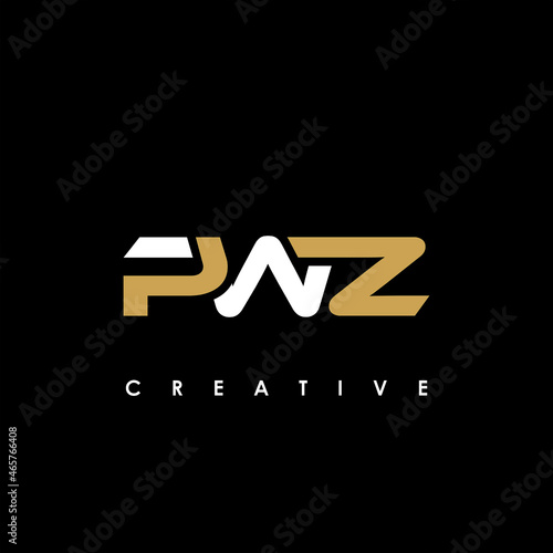 PWZ Letter Initial Logo Design Template Vector Illustration