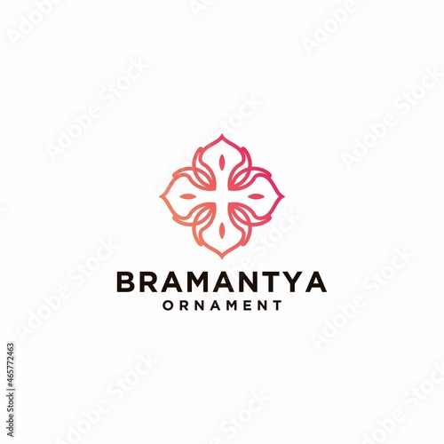 Set of modern natural and organic product logo templates, logo and emblem design in trendy linear nature style floral and natural cosmetic concept and