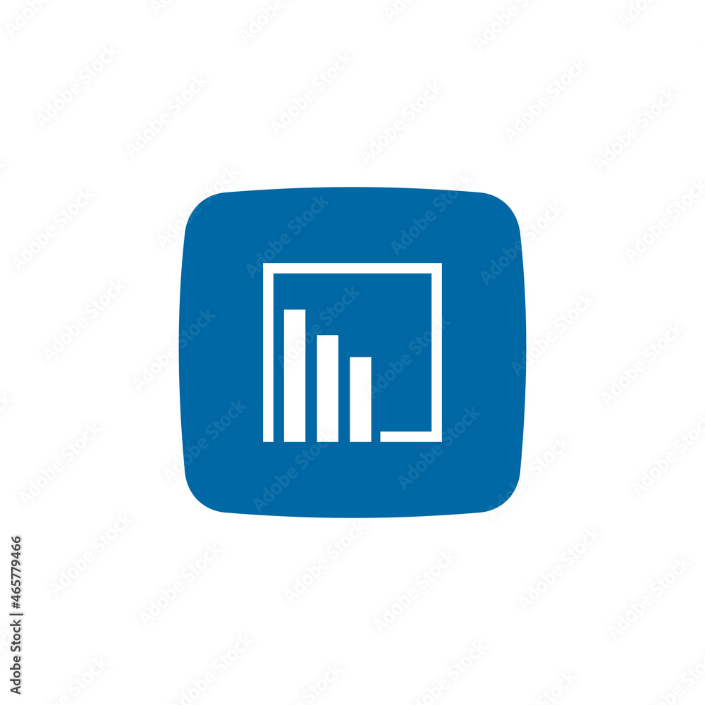 Business chart app logo design Business chart app logo design