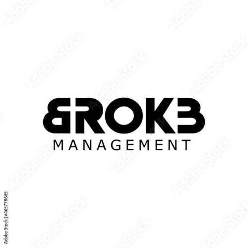 Creative modern typography logo. Typography simple fashion modern unique logo font. letter B and E logo identity