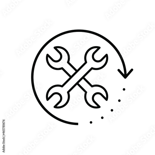 Repair icon vector. tool illustration sign. Service center symbol.