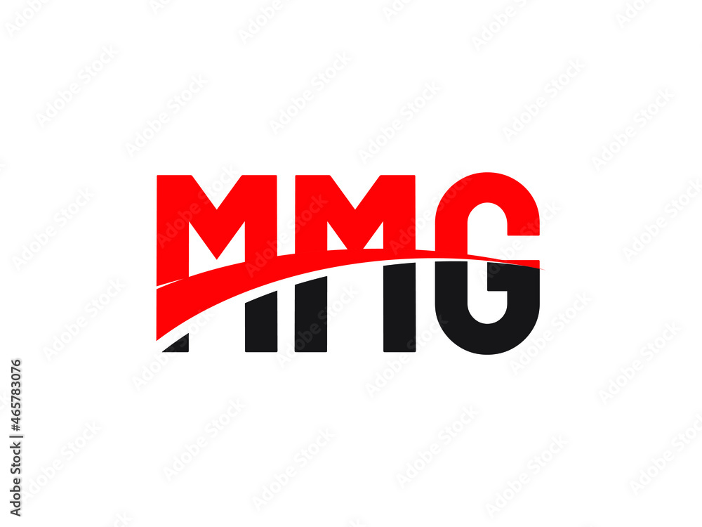 Fototapeta premium MMG Letter Initial Logo Design Vector Illustration