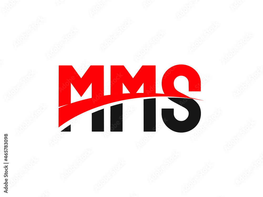 MMS Letter Initial Logo Design Vector Illustration