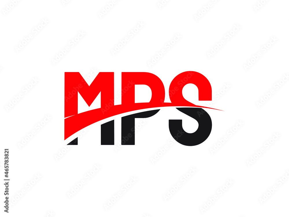 MPS Letter Initial Logo Design Vector Illustration MPS Letter Initial Logo Design Vector Illustration