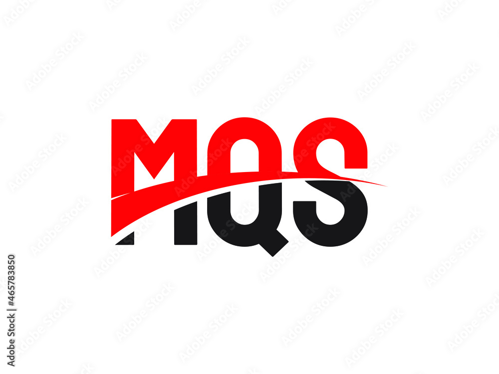 MQS Letter Initial Logo Design Vector Illustration MQS Letter Initial Logo Design Vector Illustration