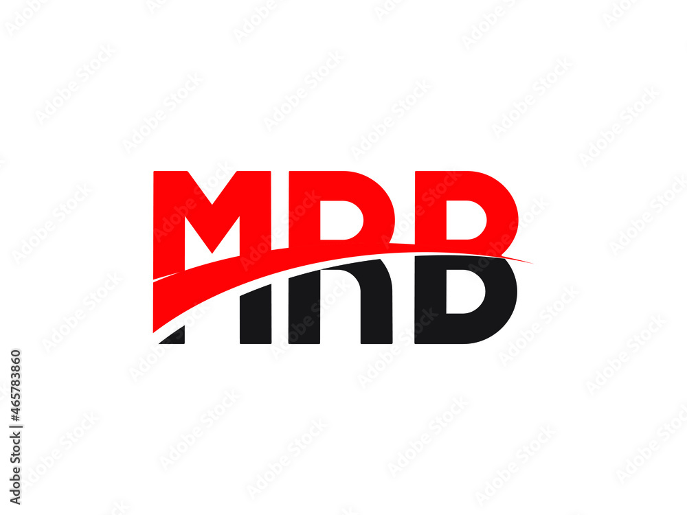 MRB Letter Initial Logo Design Vector Illustration