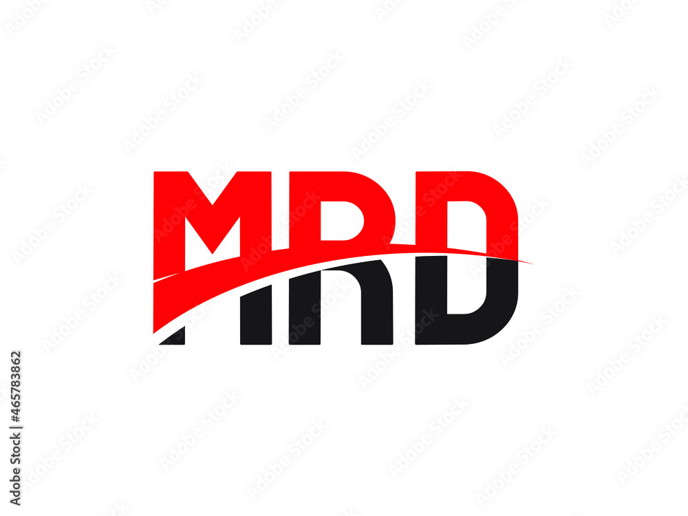 MRD Letter Initial Logo Design Vector Illustration MRD Letter Initial Logo Design Vector Illustration
