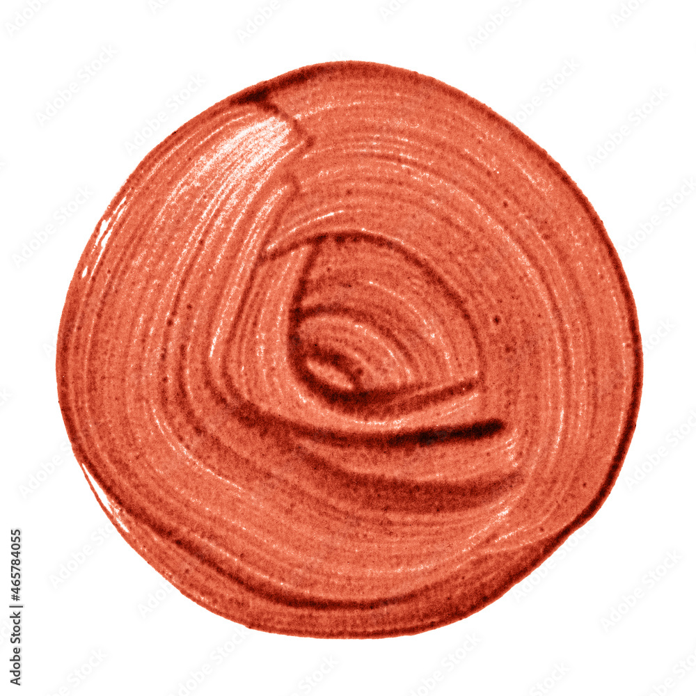 Dark red circular brush stroke Dark red circular brush stroke