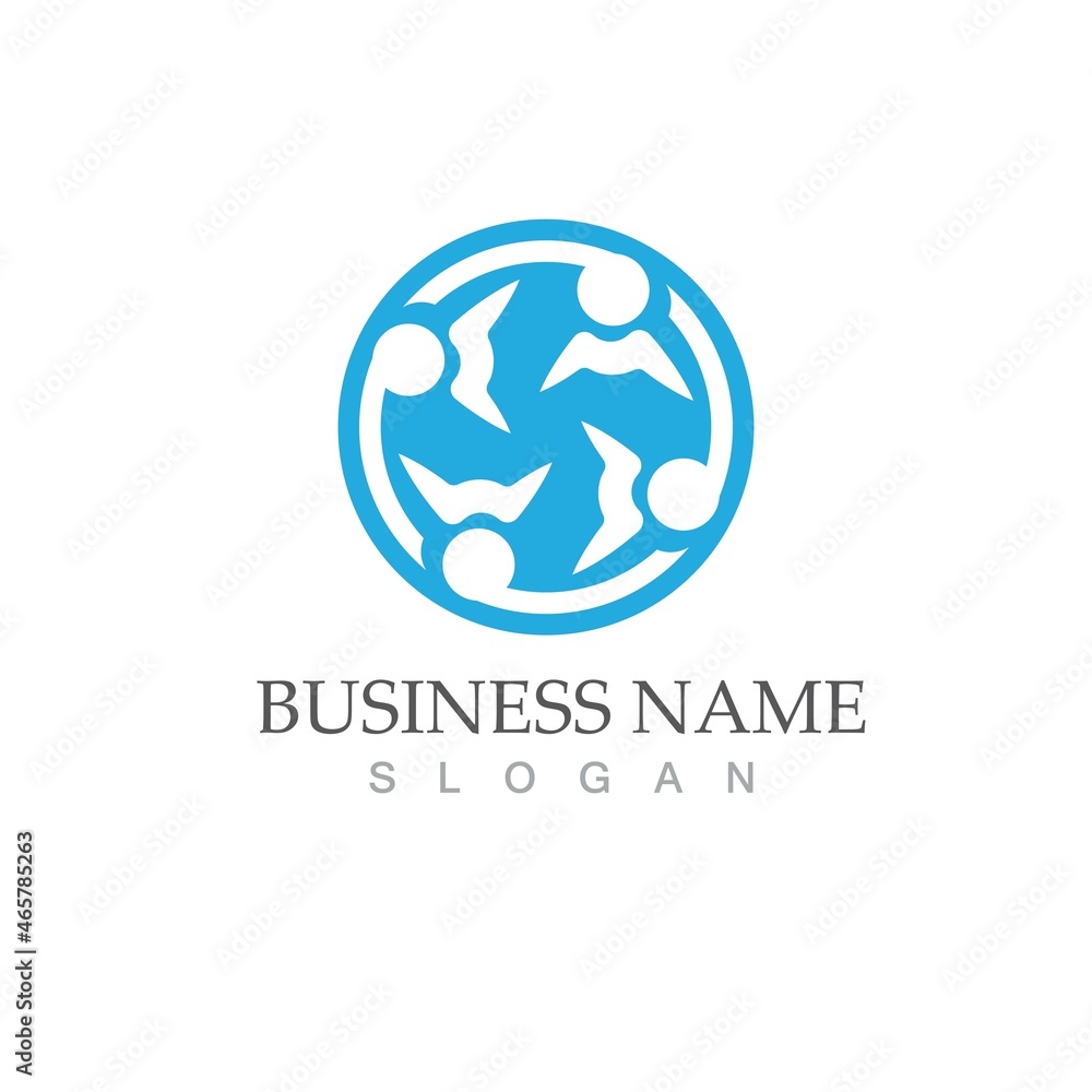 Community, network and social icon Community, network and social icon