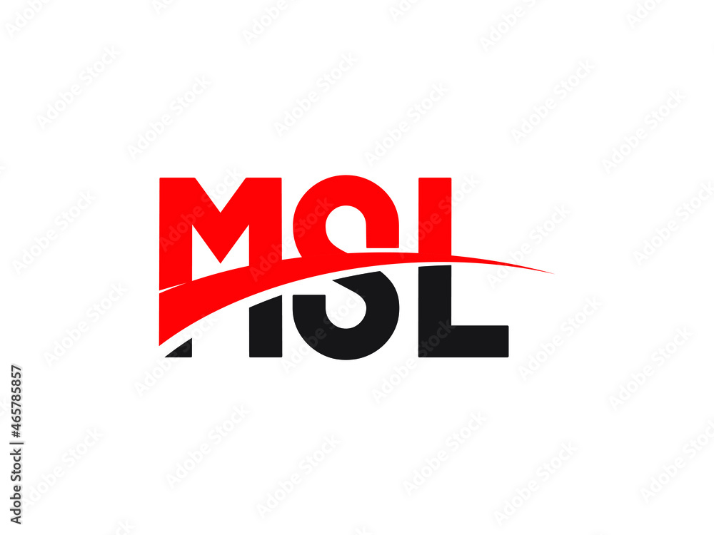 MSL Letter Initial Logo Design Vector Illustration MSL Letter Initial Logo Design Vector Illustration