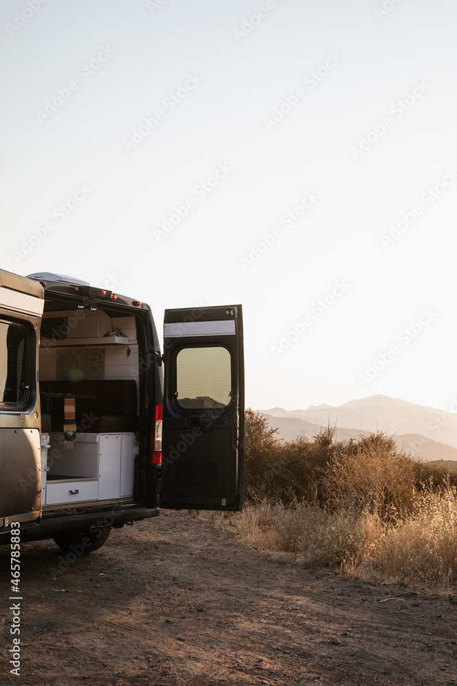 van life in the mountains of California van life in the mountains of California