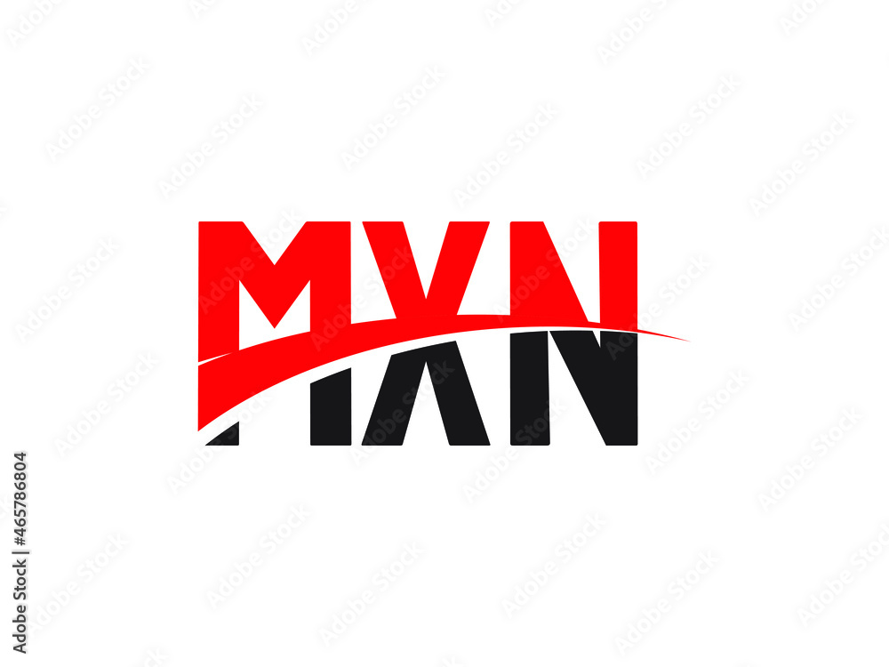 MXN Letter Initial Logo Design Vector Illustration