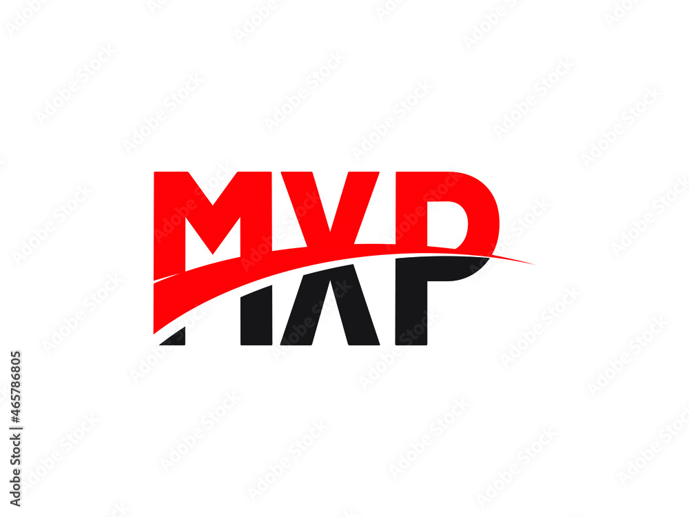 MXP Letter Initial Logo Design Vector Illustration