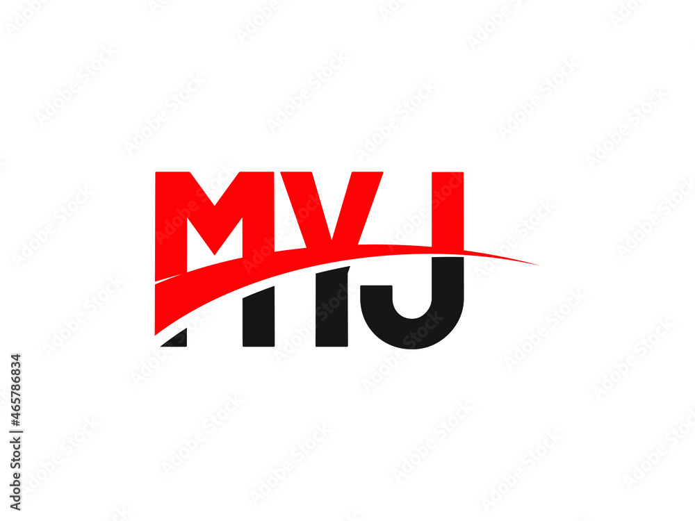 MYJ Letter Initial Logo Design Vector Illustration MYJ Letter Initial Logo Design Vector Illustration