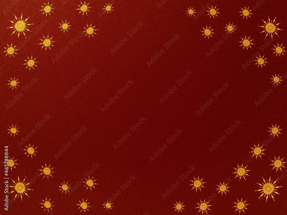 Burgundy wine color golden stars pattern frame Christmas festive celebration decoration background texture Burgundy wine color golden stars pattern frame Christmas festive celebration decoration background texture