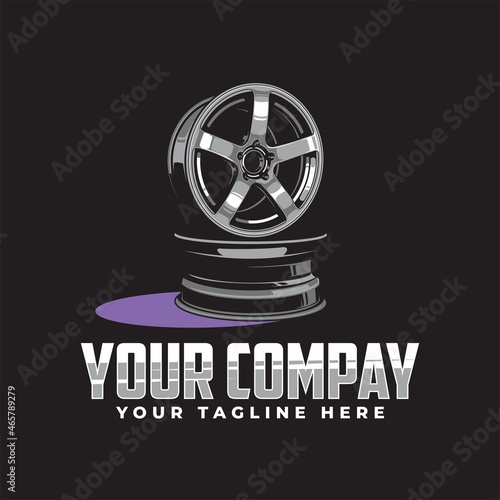 sports car rims or wheels logo