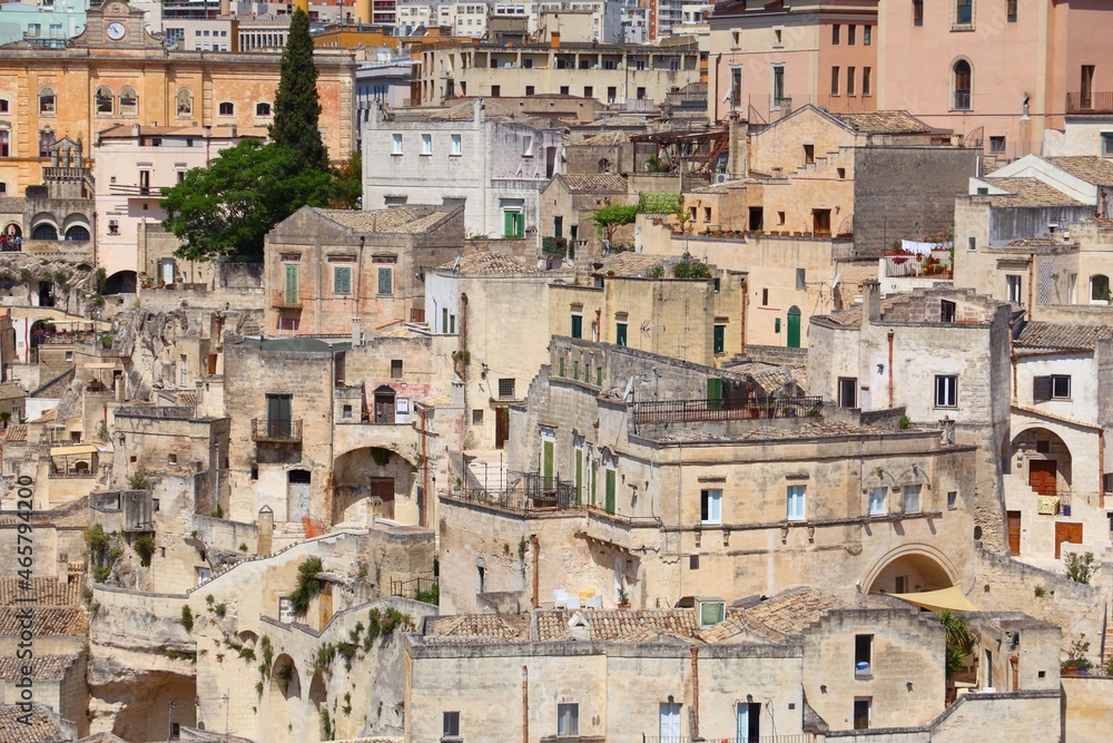 Matera town in Italy
