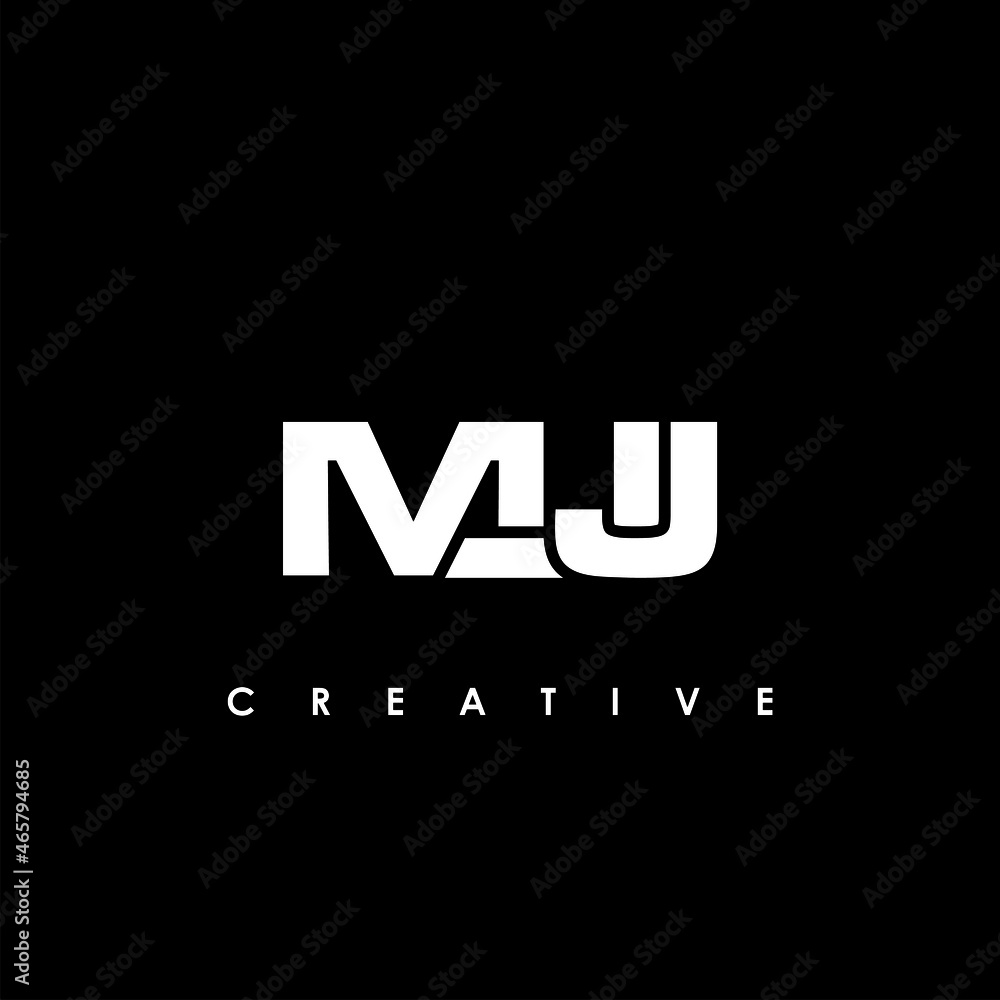 MJJ Letter Initial Logo Design Template Vector Illustration