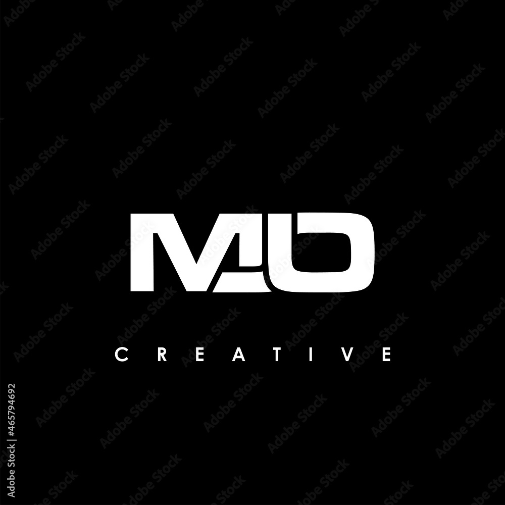 MJO Letter Initial Logo Design Template Vector Illustration