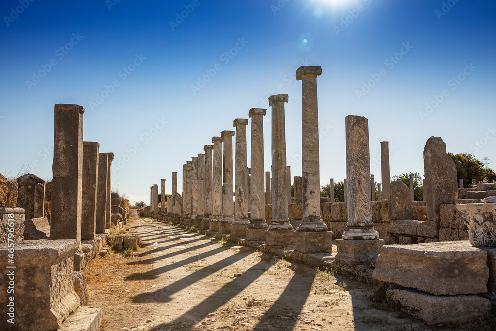 Perge Ancient City in Antalya Province