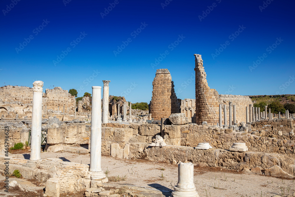 Perge Ancient City in Antalya Province