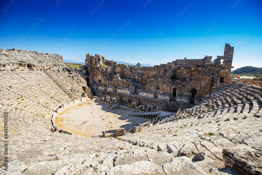 Obraz premium Perge Ancient City in Antalya Province
