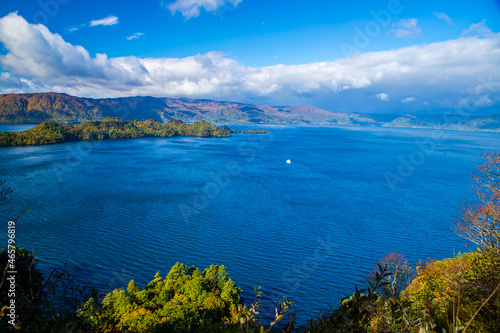 青森県 十和田湖の風景