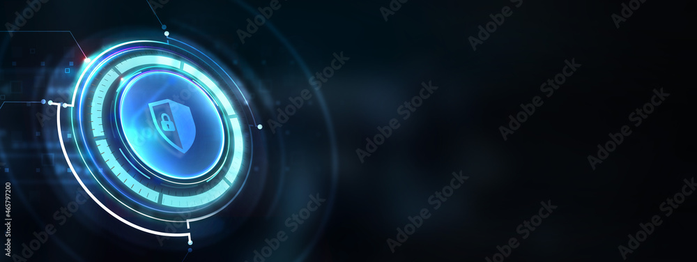 Cyber security data protection business technology privacy concept. 3d illustration Cyber security data protection business technology privacy concept. 3d illustration