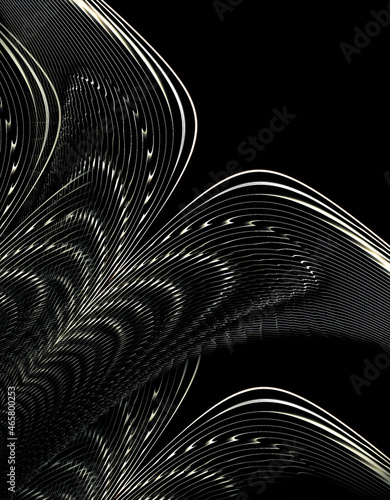 Incredible abstract background. A mysterious and dynamic interesting pattern.