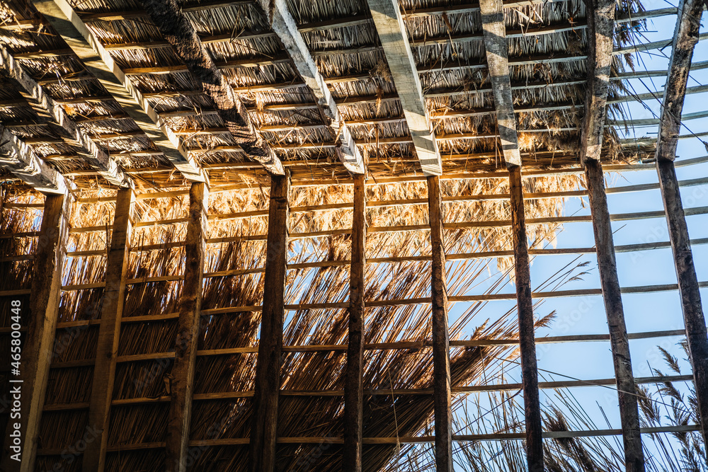 Restoration of old time frame barn