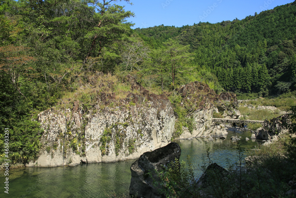 Obraz premium 高知県四万十町 中の島公園