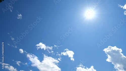 太陽と雲（8月）微速度撮影