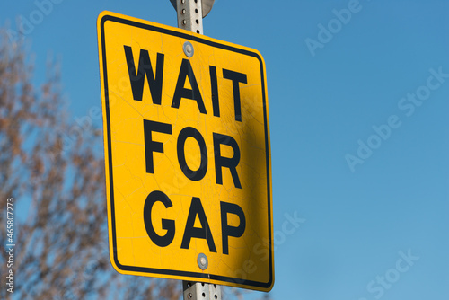 sign on the road 